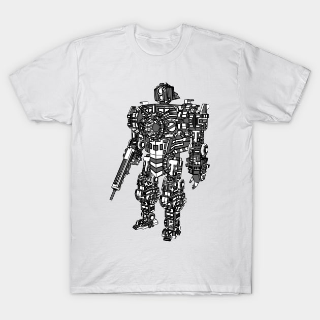 Robot Design 01 T-Shirt by VerticalGT